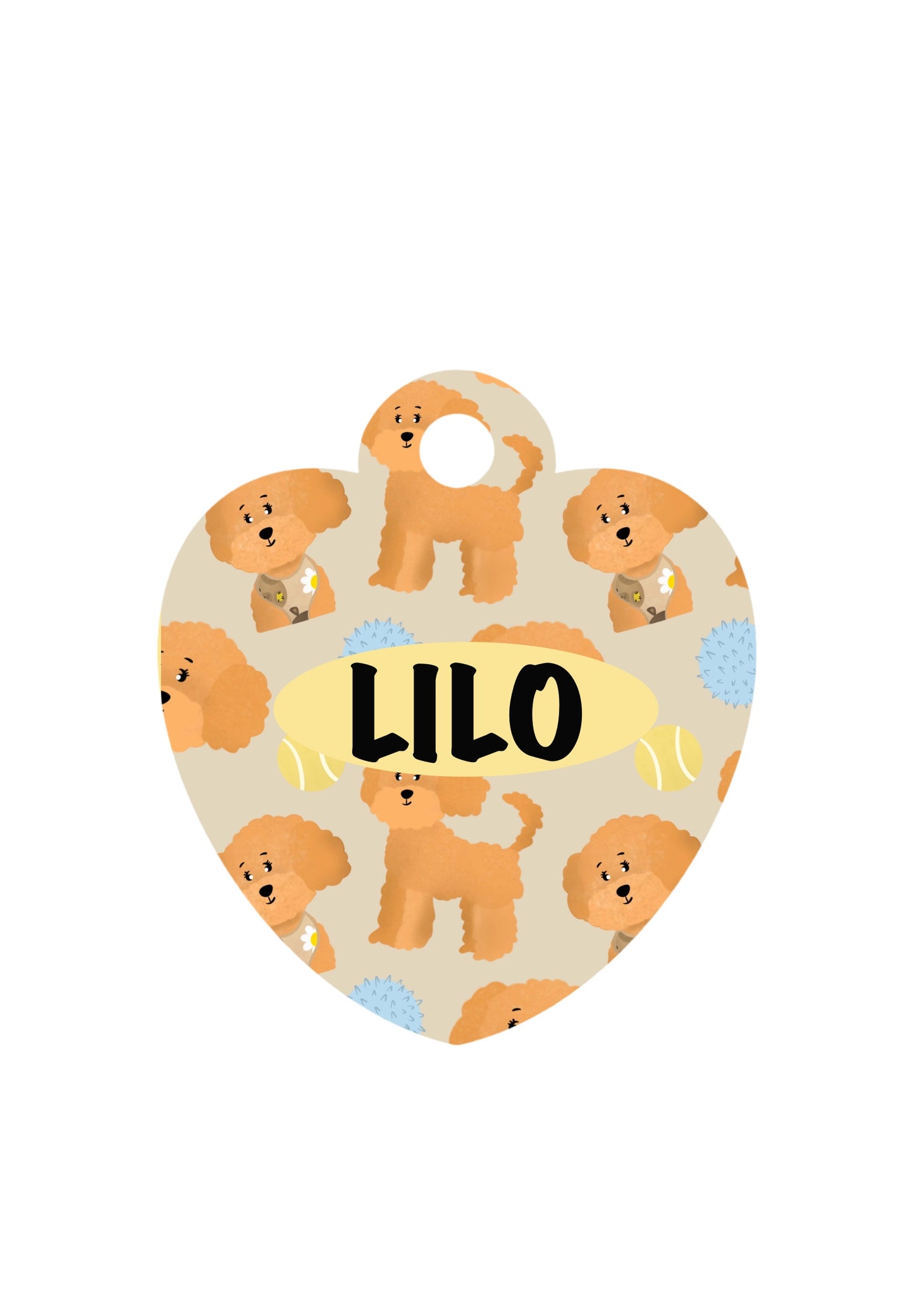 Name Tag - Curly Club Collection