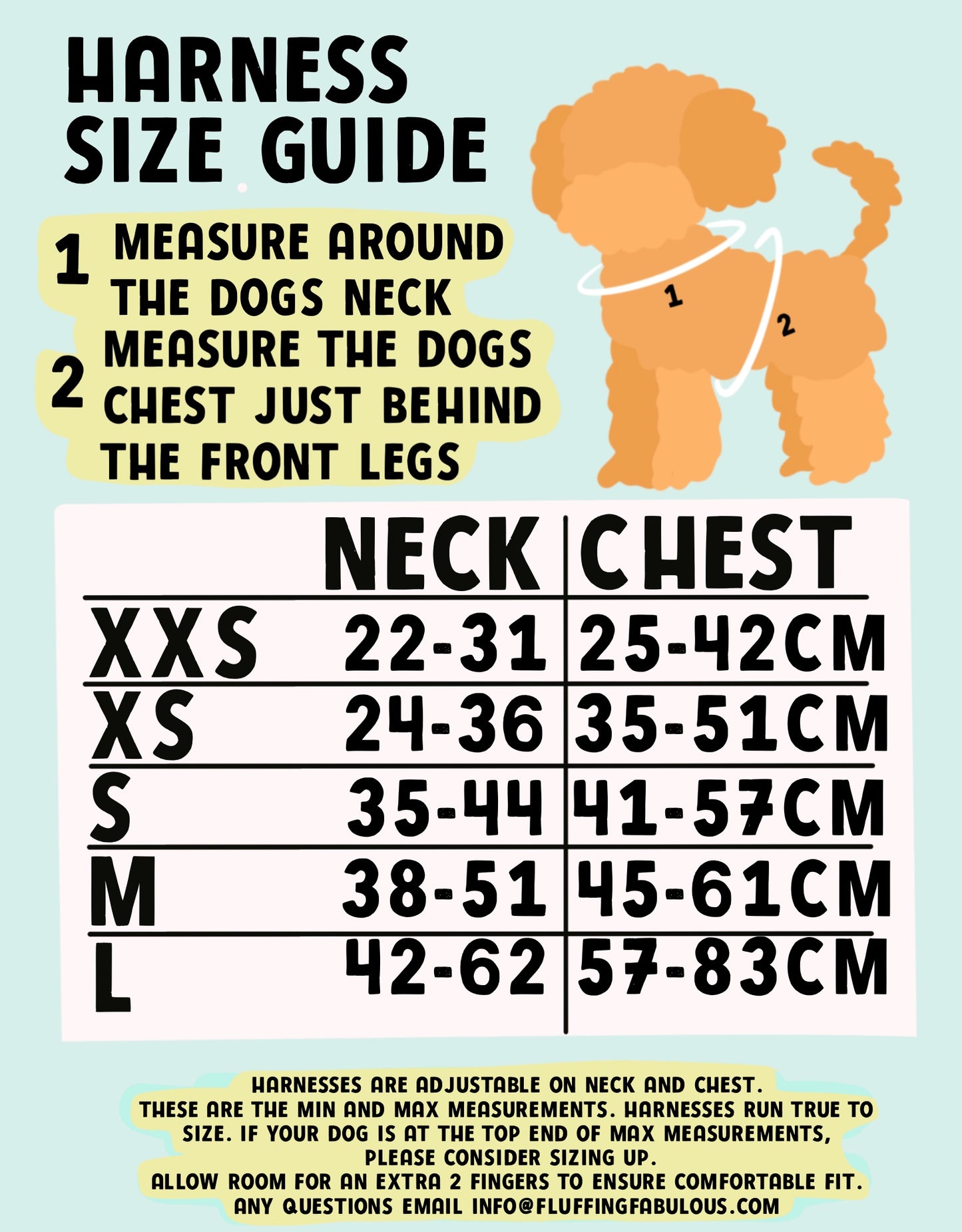 Adjustable Dog Harness - Let's Get Trunk