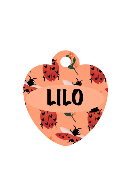 Name Tag - Snug Like A Ladybug