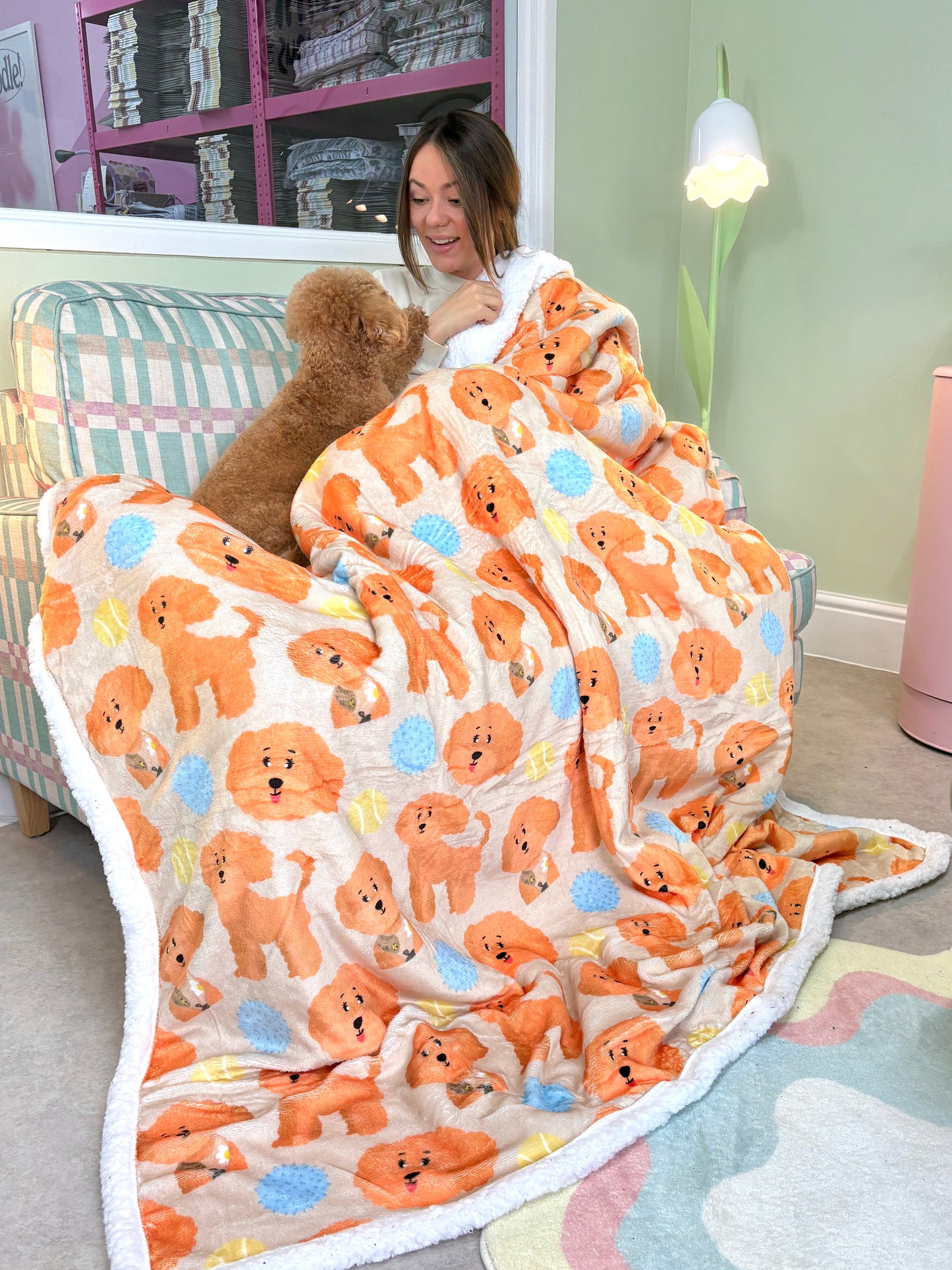 Hooman Blankie - Curly Club Collection